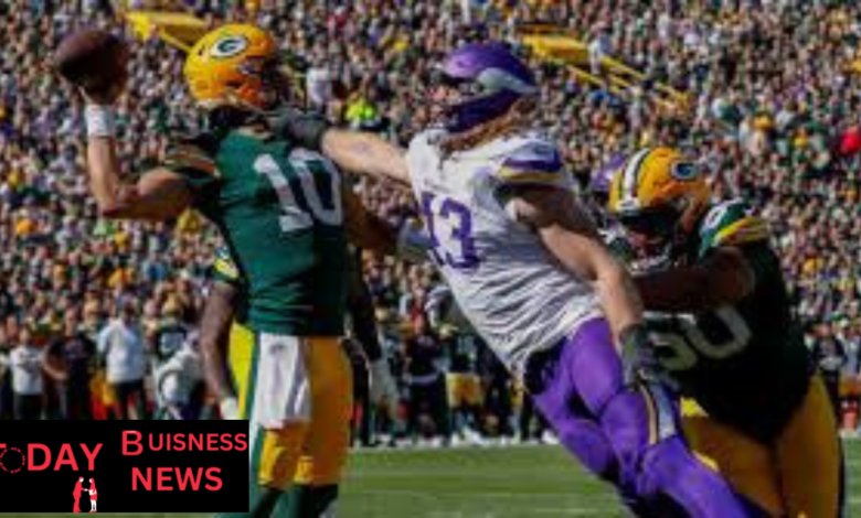 minnesota vikings vs green bay packers match player stats