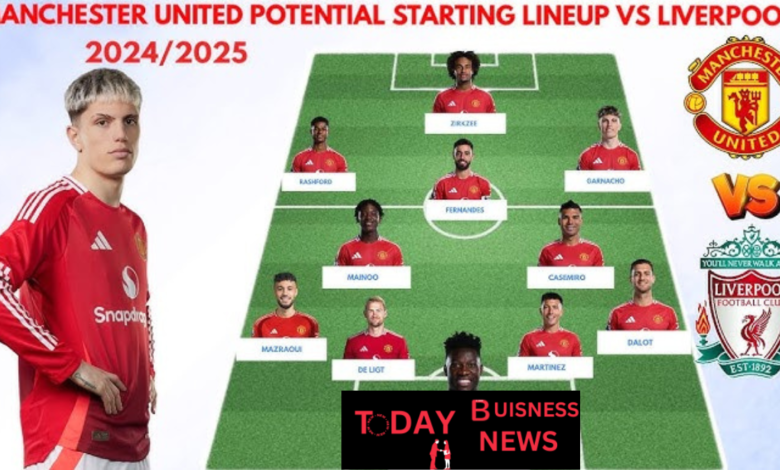 manchester united f.c. vs liverpool f.c. lineups