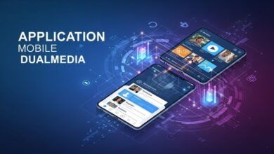 application mobile dualmedia